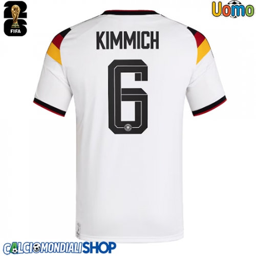 Maglie da calcio Germania Joshua Kimmich #6 Prima Maglia Mondiali 2026  Manica Corta